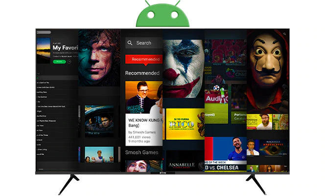 Televizor Cecotec Evvo Android 55 UHD 4K, 55 inch, rezoluție UHD 4K, Dolby Vision HDR, Android TV