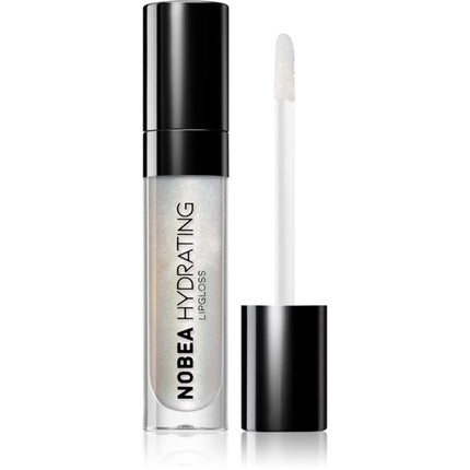 Lip Gloss Nobea Daytoday Hydrating Glitter, argintiu, 7 ml