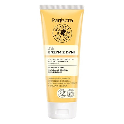 Exfoliant facial Planet Essence cu enzime din dovleac, 75ml