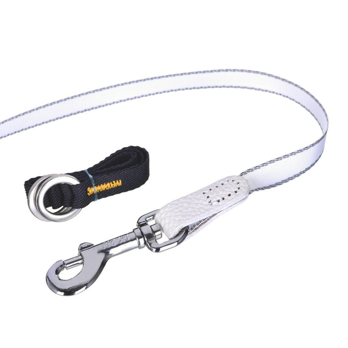 Lesă pentru câine Flexi Glam Composition with Swarovski crystals 3 m Alb S