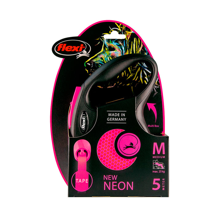 Lesă pentru câine Flexi Flexi 5 m Roz M