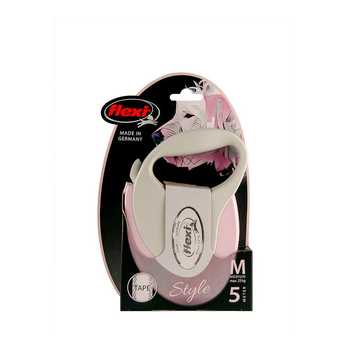 Lesă pentru câine Flexi STYLE 3 m Roz Mărimea S