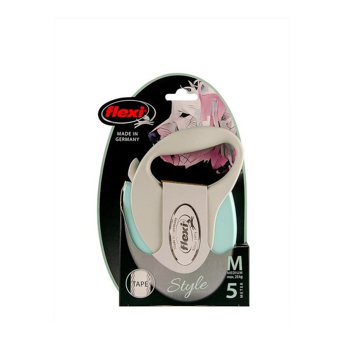 Lesă pentru câine Flexi STYLE 5 m Mentă Mărimea M