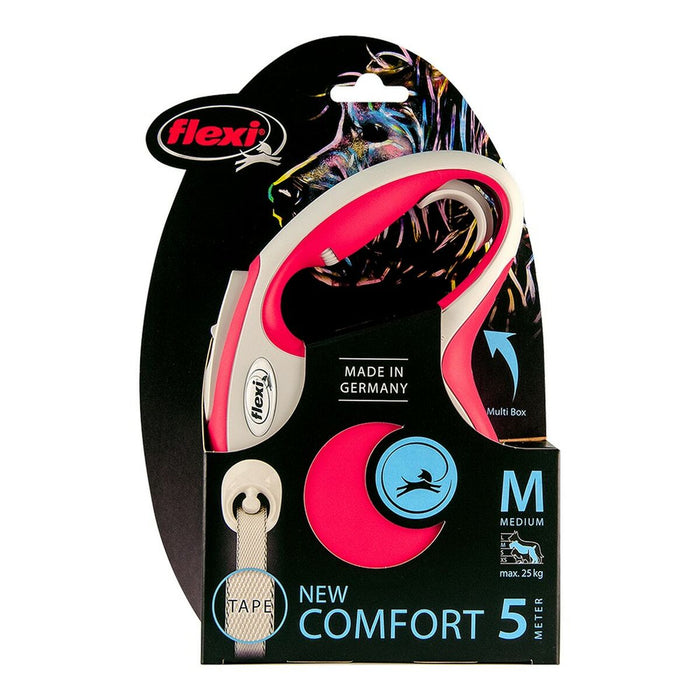Lesă pentru câine Flexi NEW COMFORT Roșu Mărimea L
