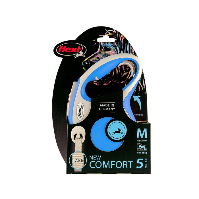 Lesă pentru câine Flexi New Comfort L Albastru (5 m)