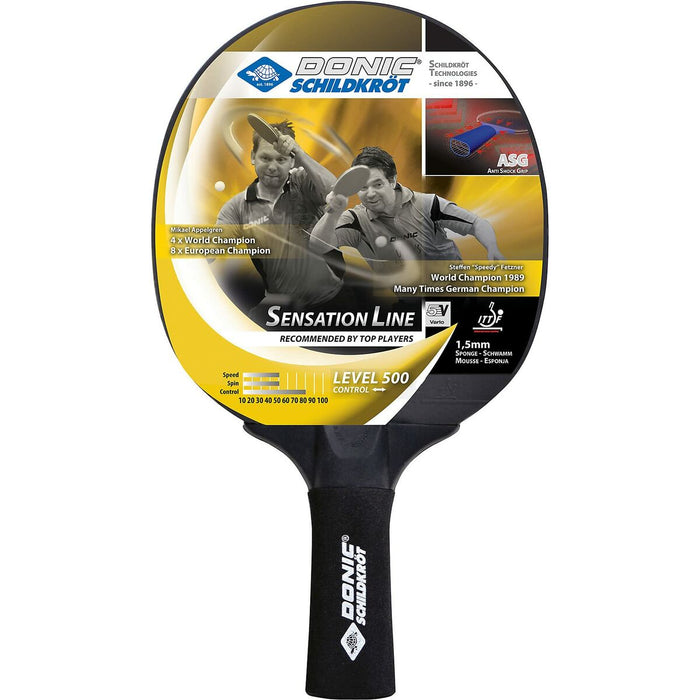 Rachetă de ping pong Donic Sensation 500 Negru