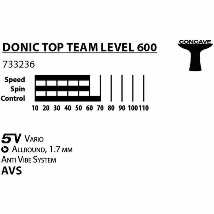 Rachetă de ping pong Schildkröt Top Team 600