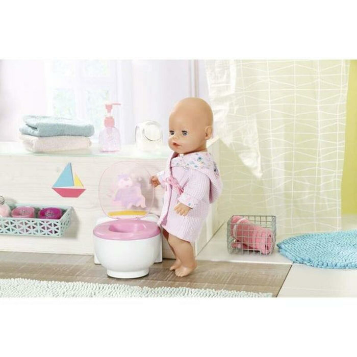 Accesorii pentru papusi Zapf Creation Bath Poo-PooToilet cu sunet (43 cm)