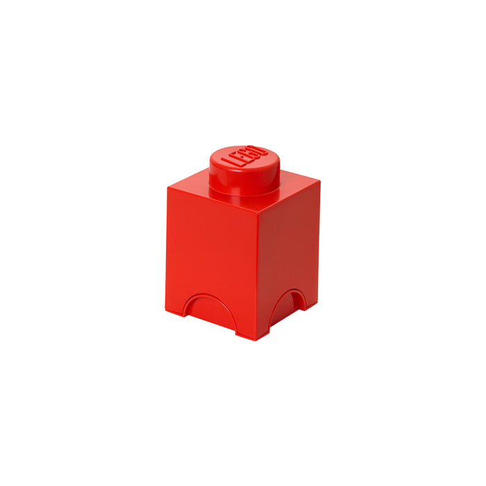 Cutie de depozitare LEGO, cărămidă 1x1, roșie, 3+ ani