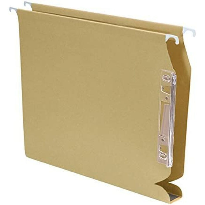 Dosar suspendat FADE Etichetă de nume telespectator Transparent Maro A4