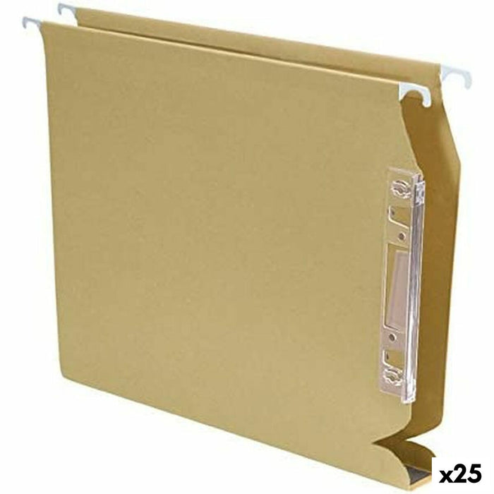 Dosar suspendat FADE Etichetă de nume telespectator Transparent Maro A4