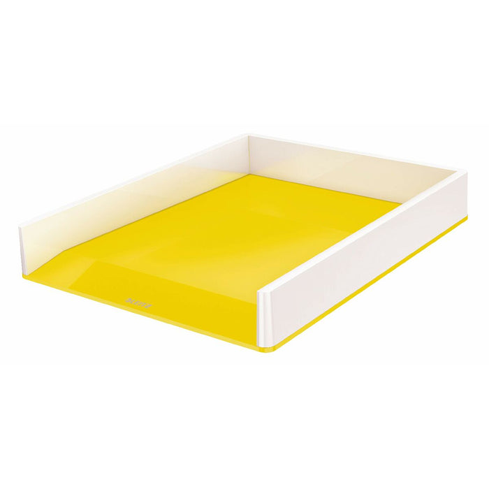 Tavă de arhivare Leitz WOW Dual Galben Alb polistiren Plastic 26,7 x 4,9 x 33,6 cm