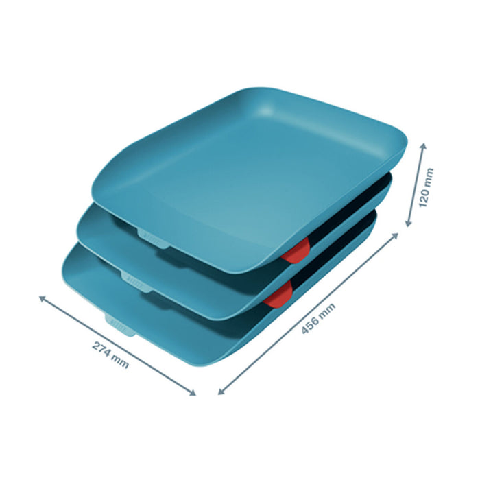 Set de tăvițe pentru organizare Leitz 53582061 Albastru Plastic 1 Unități