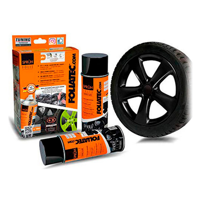 Cauciuc lichid pentru mașini Foliatec     Negru 400 ml (2 pcs)