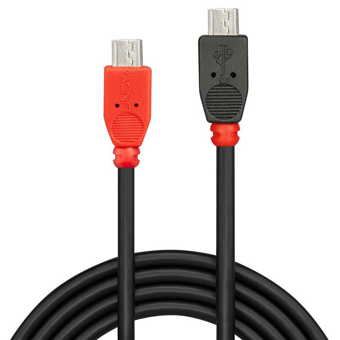 Cablu Micro USB LINDY 31758 50 cm Negru