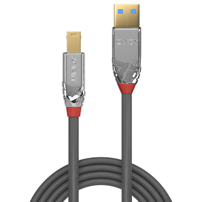 Cablu USB A la USB B LINDY 36664 5 m Negru Gri Antracit
