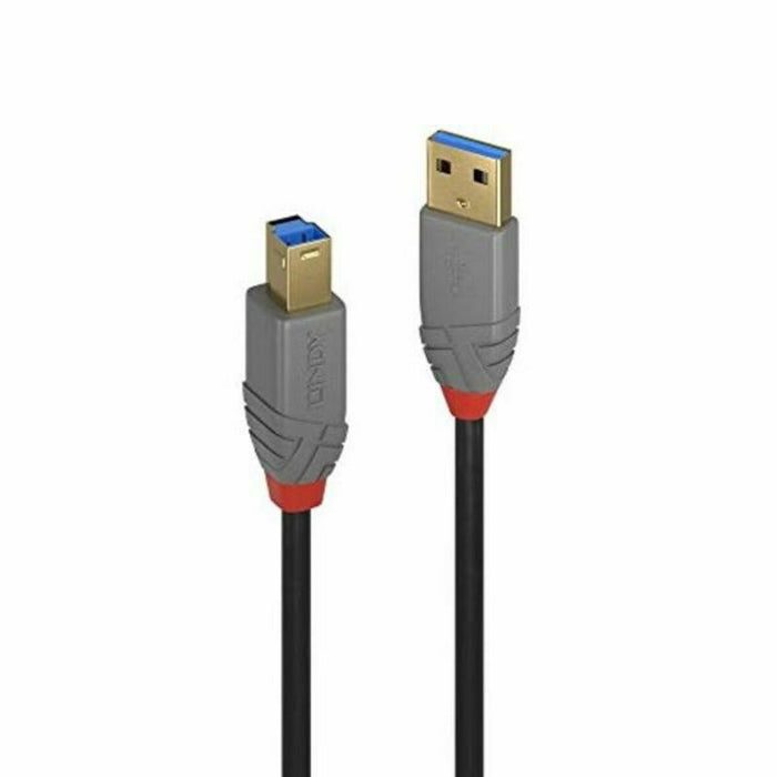 Cablu USB LINDY 36744 5 m Negru Gri