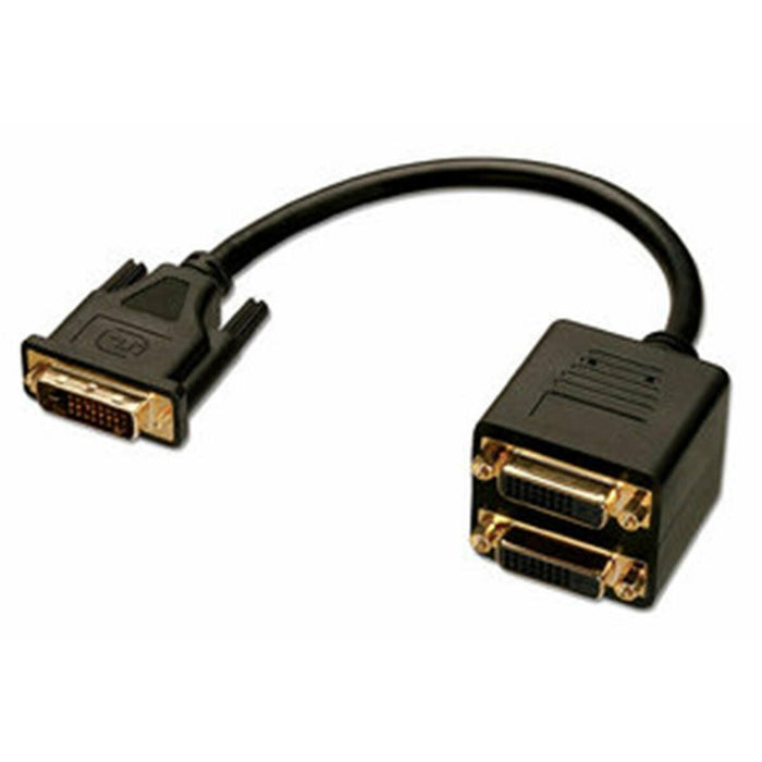 Adaptor DVI LINDY 41215 18 cm Negru