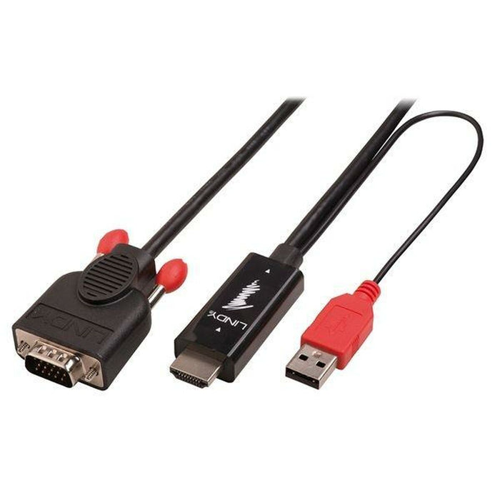 Adaptor HDMI la VGA LINDY Negru 2 m