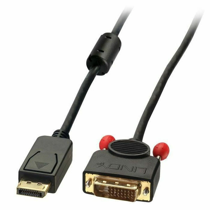 Adaptor DisplayPort la DVI LINDY 41491 2 m Negru