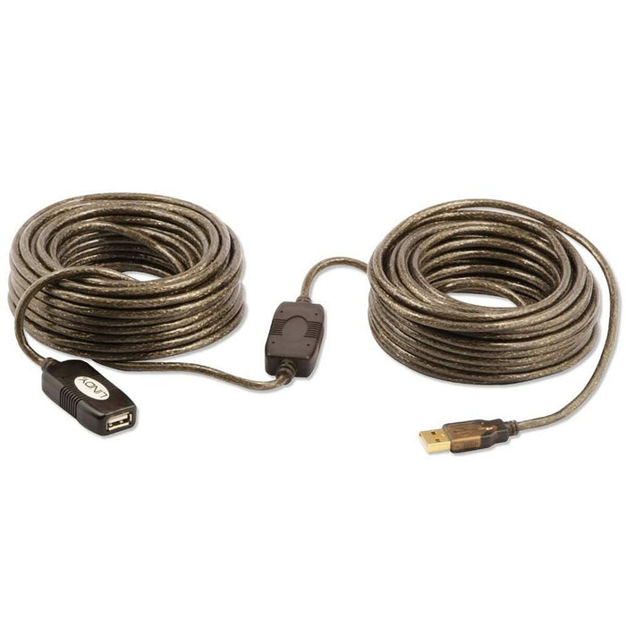Cablu USB LINDY 42631 20 m Negru