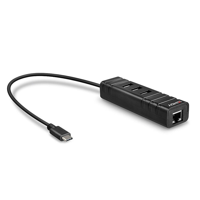 Hub USB LINDY 43249 Negru