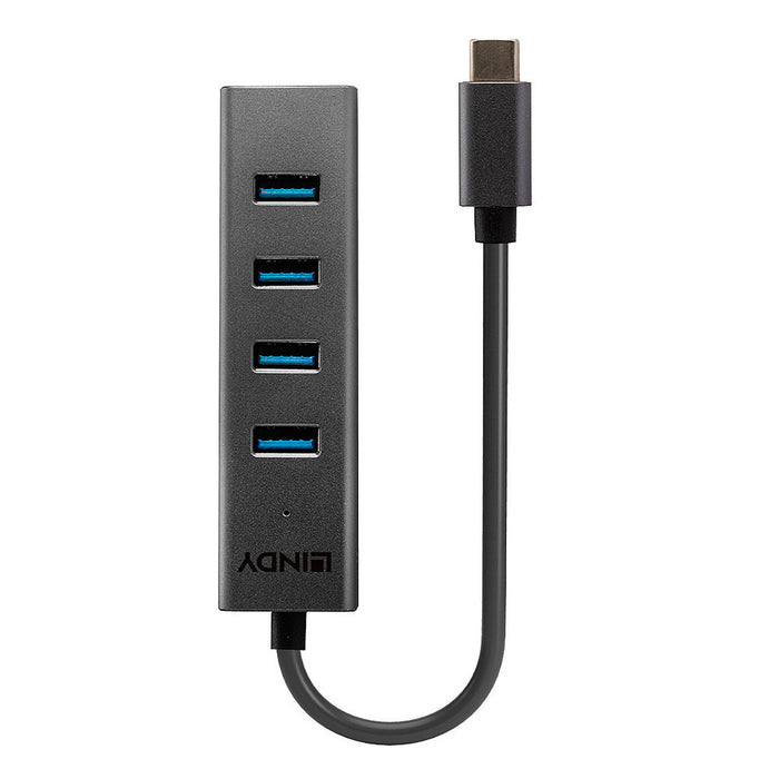 Hub USB LINDY 43325 Gri