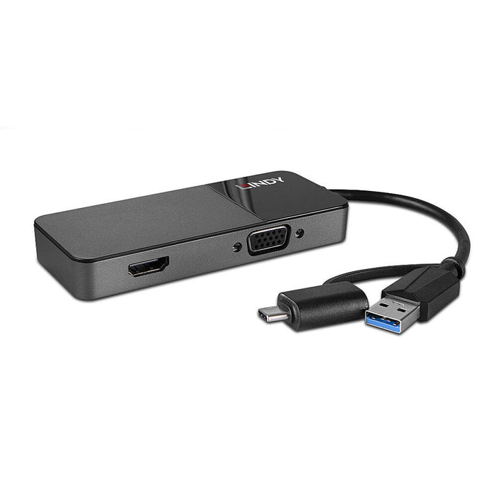 Hub USB LINDY 43354 Negru