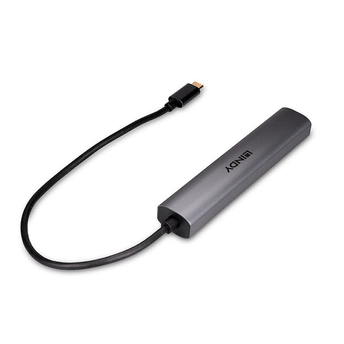 Hub USB-C LINDY 43385 Gri