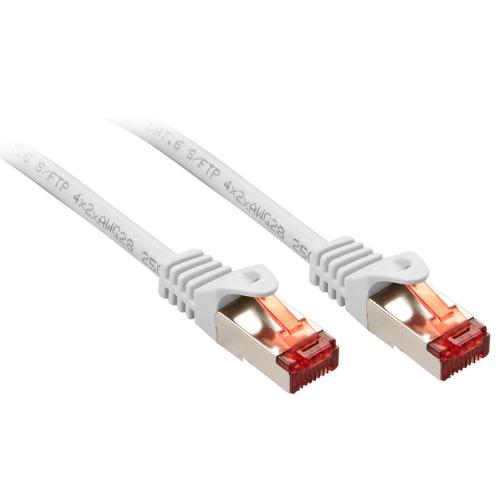 Cablu de Rețea Rigid UTP Categoria 6 LINDY 47381 Alb 50 cm