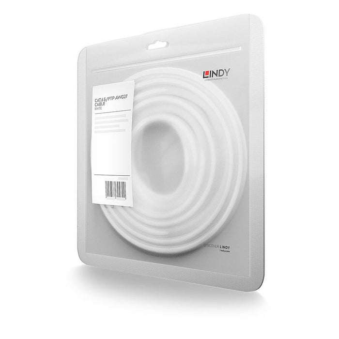 Cablu de Rețea Rigid UTP Categoria 6 LINDY 47800 Alb Multicolor 20 m 1 Unități