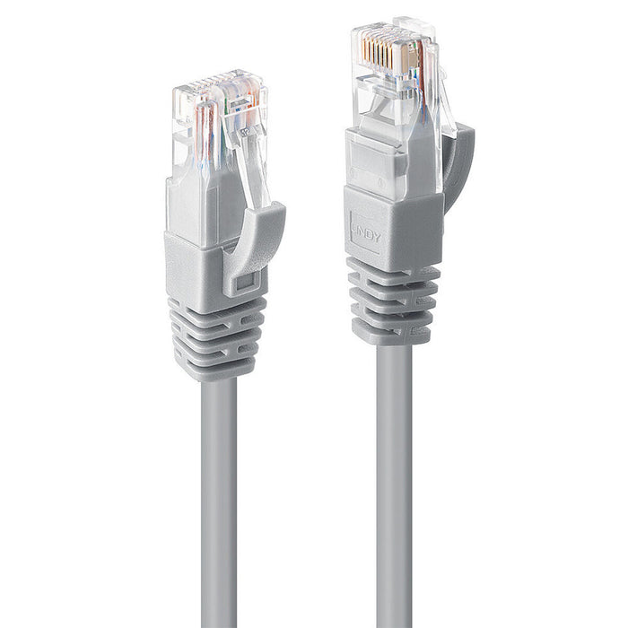 Cablu de Rețea Rigid UTP Categoria 6 LINDY 48001 Gri 50 cm 5 cm 1 Unități