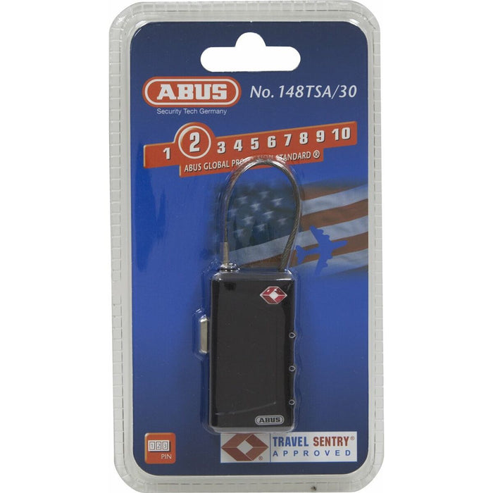 Lacăt cu cifru ABUS 148TSA/30 Retractabil (3 cm)