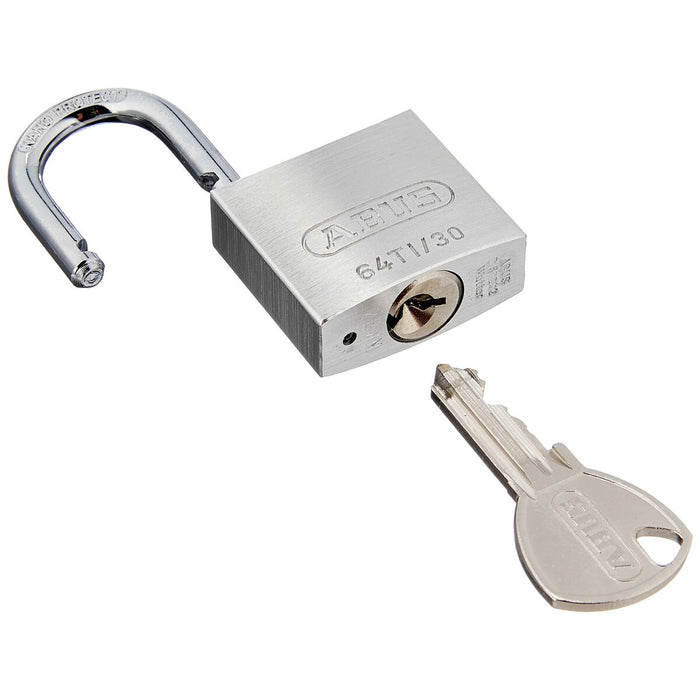 Lacăt cu cheie ABUS Titalium 64ti/30 Oțel Aluminiu normală (3 cm)
