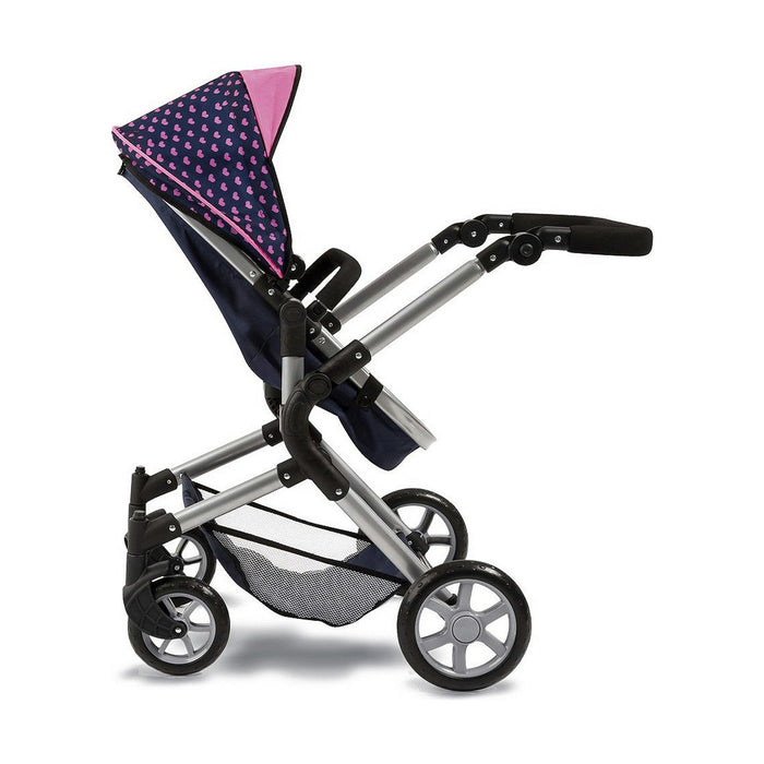 Cărucior pentru Păpuși Reig Combi Neo Pro Bleumarin 63 cm