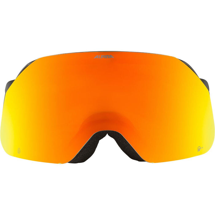 Ochelari de schi Alpina Blackcomb Q-Lite Negru Portocaliu S2