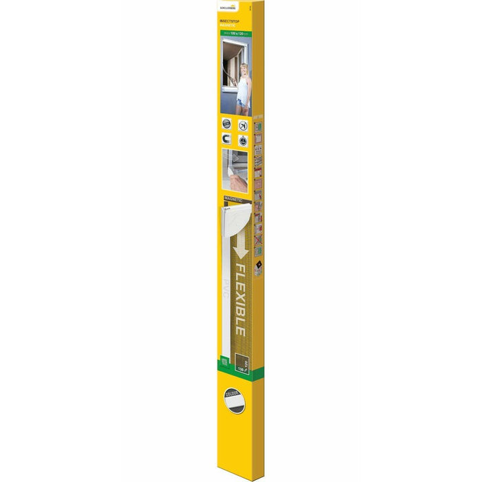 Plasă antițânțari Schellenberg Magnetic Cu ramă Fibră de Sticlă Alb (100 x 120 cm)