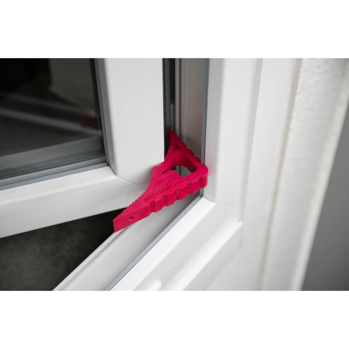 Opritor de ușă Schellenberg Ferestre Roz Plastic (12 x 8,5 x 2 cm)