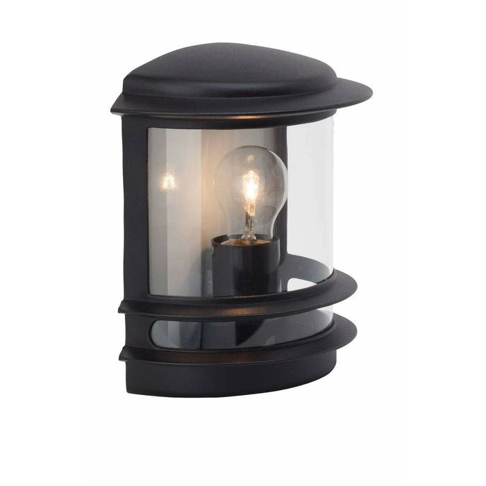Lampă de perete Brilliant Hollywood Exterior Negru Metal A+