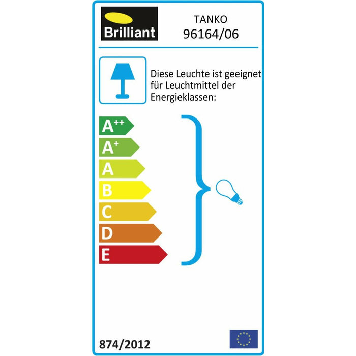 Proiector Spotlight Brilliant Tanko R7s Senzor de Mişcare Negru 400 W