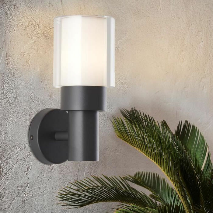 Lampă de perete Brilliant 8 W Negru Antracit Metal
