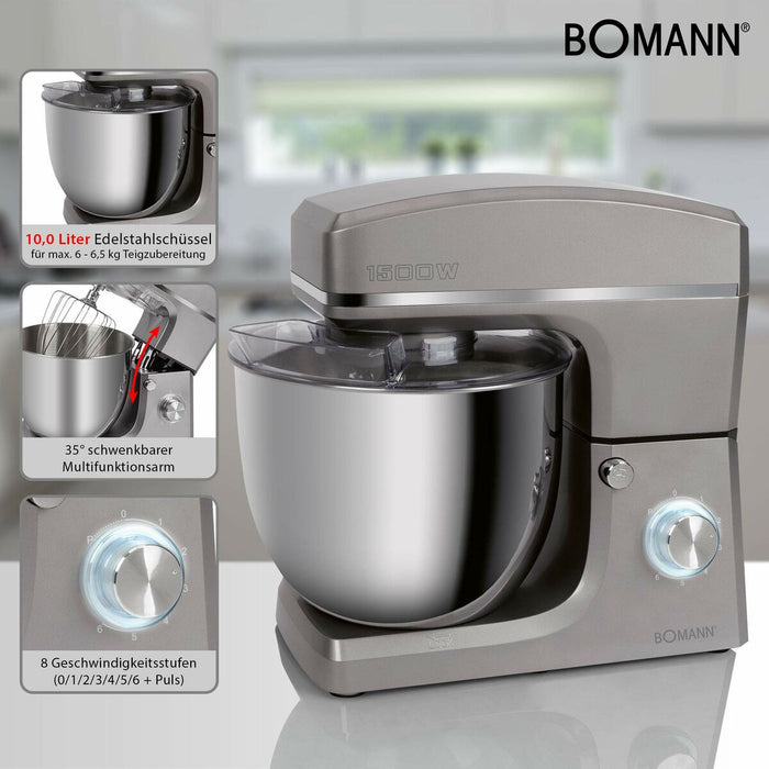 Robot de Bucătărie Bomann KM 6036 1500 W 10 L