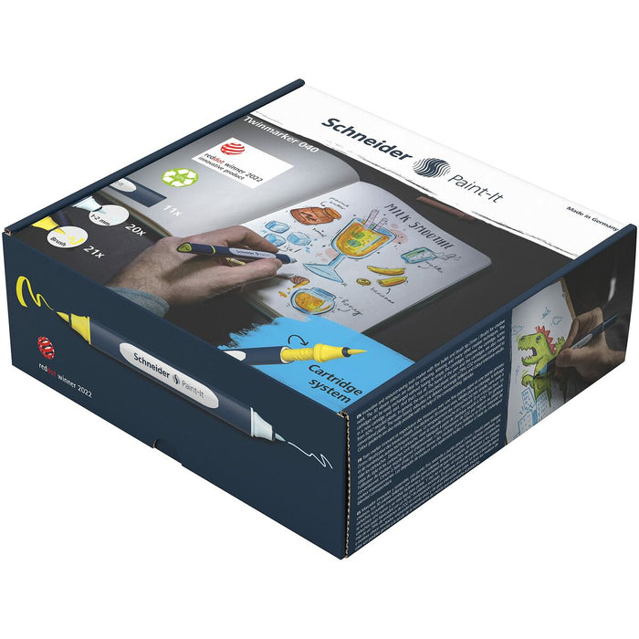 Set de Carioci Schneider PAINT-IT 040 Multicolor 52 Piese