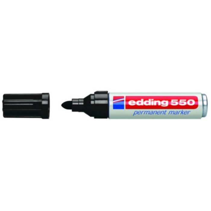 Marker permanent Edding 550-01 Negru 200 Piese