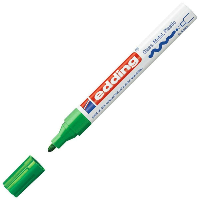 Marker permanent Edding 750 Verde (10 Unități)