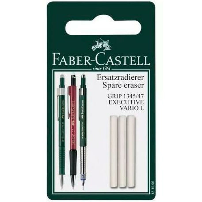 Radieră Faber-Castell Rezervă Alb (5 Unități)