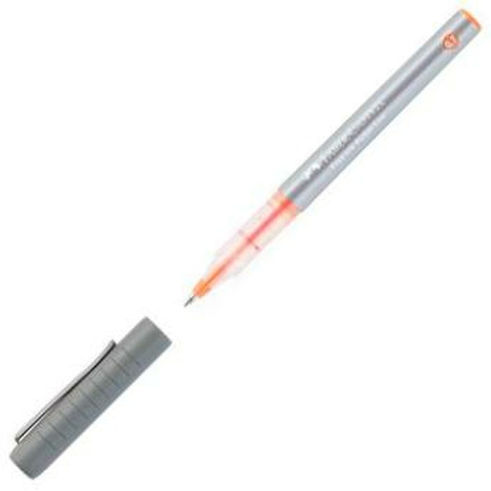 Stilou cu cerneală lichidă Faber-Castell Roller Free Ink Portocaliu 0,7 mm (12 Unități)
