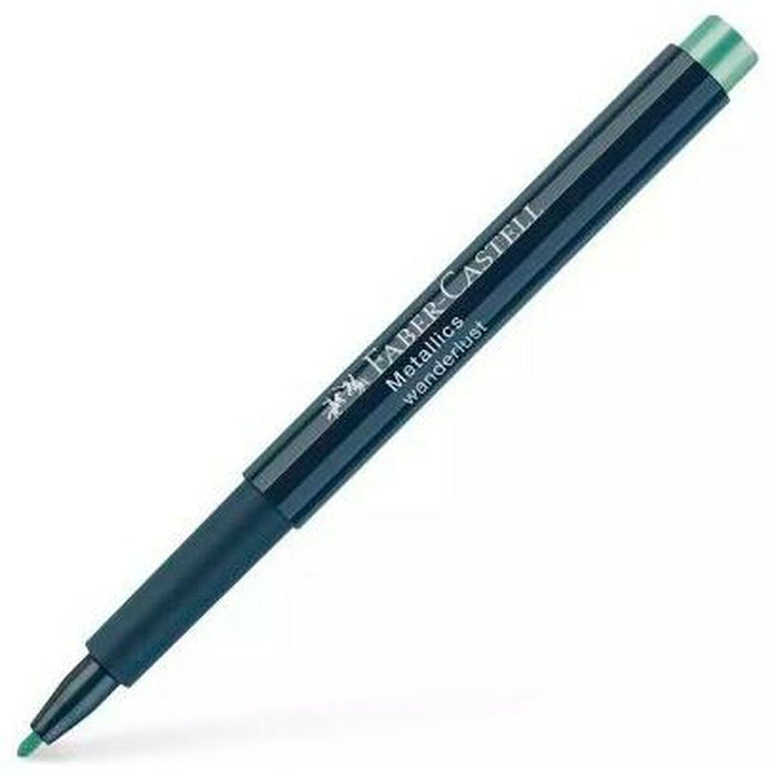 Carioci Faber-Castell Metallics Wanderlust Verde (10 Unități)
