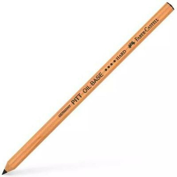 Creion Faber-Castell Pitt Oil Base Greu Negru Hexagonal (6 Unități)