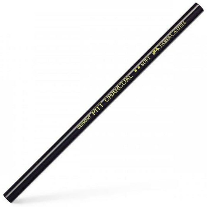 Creion Faber-Castell Pitt Charcoal Cărbune Negru Albăstrui (6 Unități)
